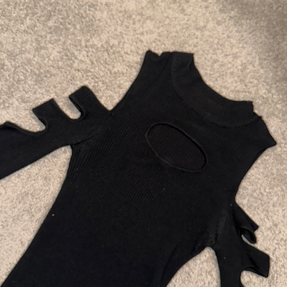Long sleeve thick cut shirt